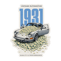 1931 Porsche sticker
