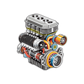 Engine Sticker