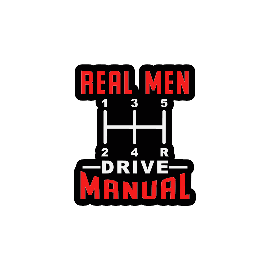 Real Men Sticker