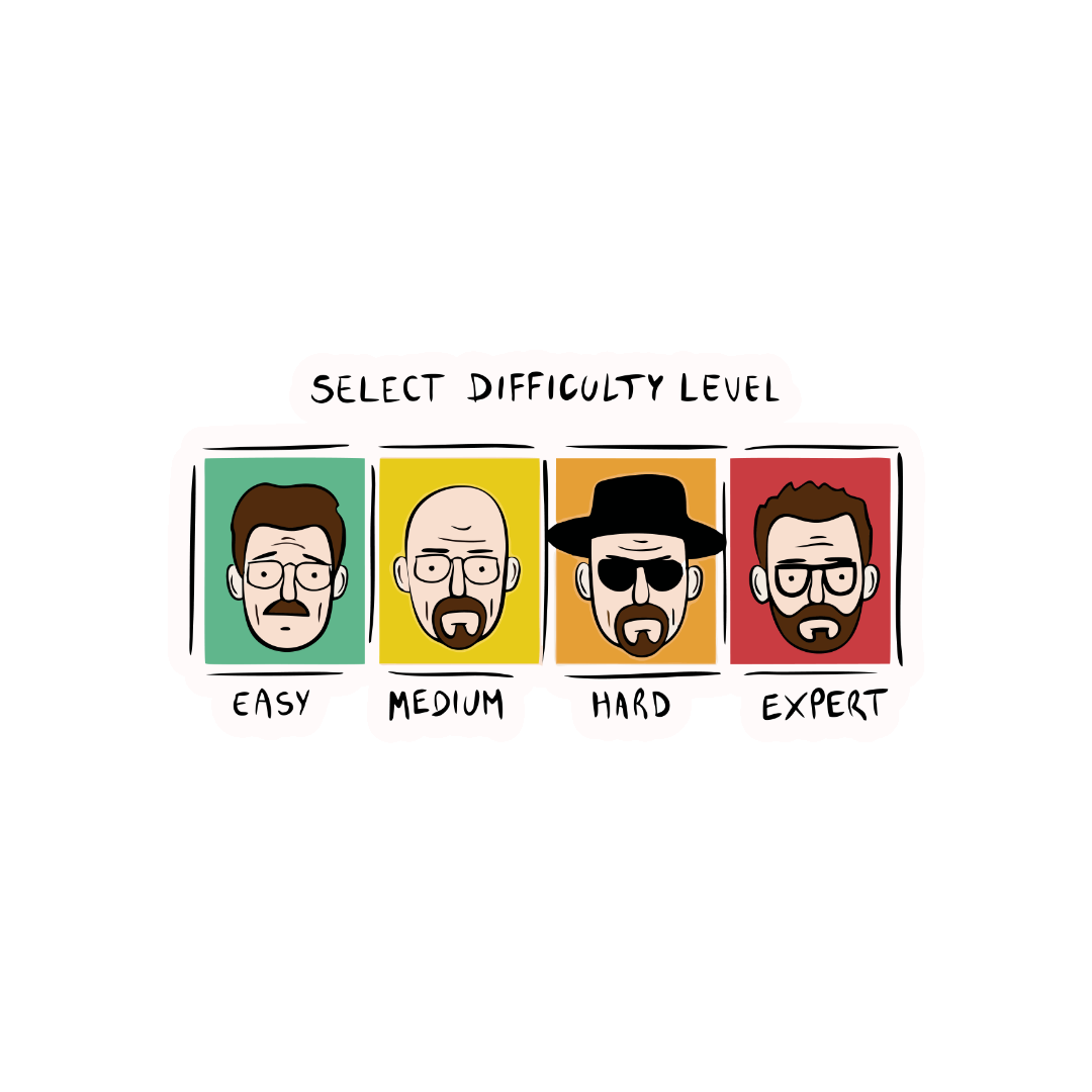 SELECT THE DIFFICULTY – BREAKING BAD