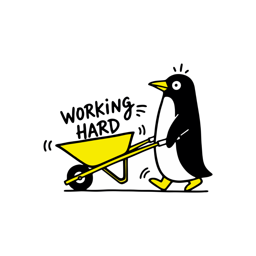 Working Hard